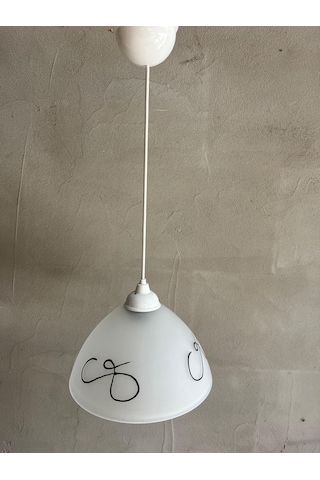 Ergani Tekli Avize Beyaz