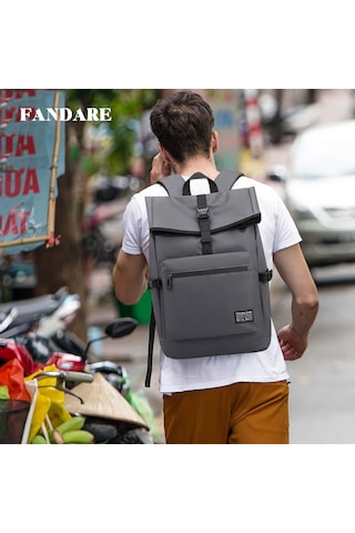 Sırt Çantası, Erkek Dizüstü Bilgisayar Sırt Çantası, Okul Sırt Gri