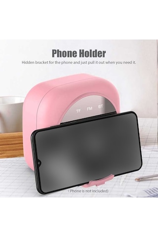 Novahub Yüksek Kaliteli Bluetooth Hoparlör: Çift Alarm, Aydınlatmalı Ekran, Usb Şarj Ve Stereo Ses