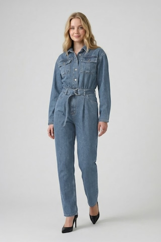 Banny Jeans Kadın Oversize Jean Tulum Mavi 001 Mavi Xl