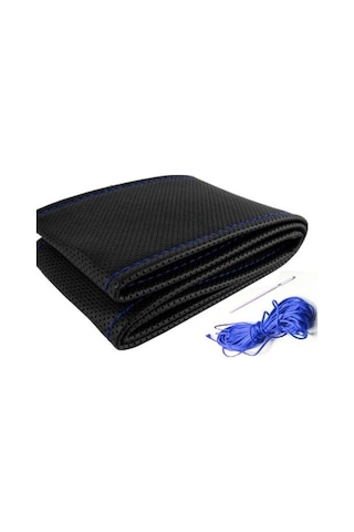 Eraks Oto Direksiyon Kılıfı Deri Dikişli - Siyah