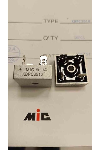 Kbpc3510 35a 1000v Mıc Köprü Diyot 9 Adet