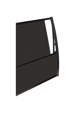 Sundurmagross Lupın Kapı Pencere Üstü Pratik Sundurma 105x600 - Siyah Siyah