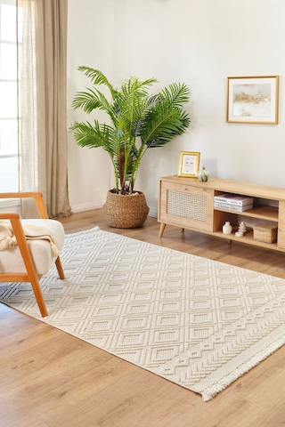 Kaşmir Halı 7/24 İskandinav Lenor 160x230 CM Salon Mutfak Halısı Yolluk Kilim