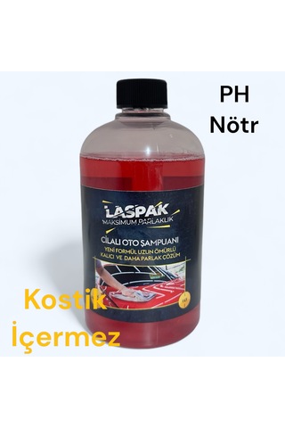 Laspak Ph Nötr Cilalı Araç Yıkama Oto Şampuanı 500 Ml