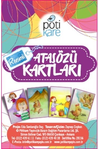 Resimli Atasözü Kartları- Pötikare Yayınları