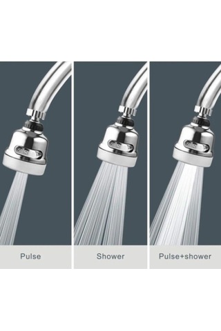 3 Fonksiyonlu Musluk Ucu Krom