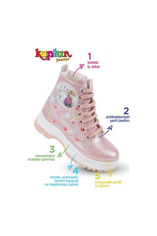 Kaptan Junior Kız Çocuk Botu Ortopedik Içi Kürklü (525089690)