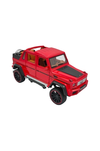 Die Cast 1:22 Sesli Ve Işıklı Buharlı Çek Bırak G-lüx Metal Jeep