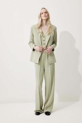 DeFacto Oversize Geniş Kalıp Keten Karışımlı Blazer Ceket Z2536AZ25SPKH176 Haki