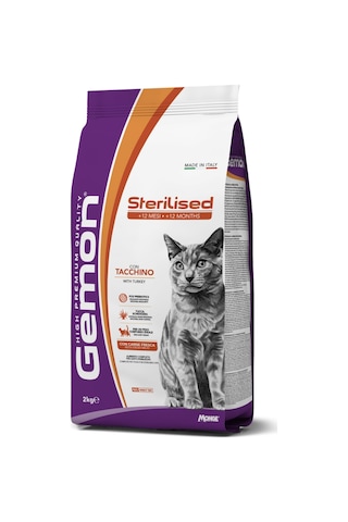 Gemon Sterilised Hindili Kısırlaştırılmış Yetişkin Kedi Maması 2 Kg Gemon Sterilised Hindili Kısırlaştırılmış Yetişkin Kedi Maması 2 Kg
