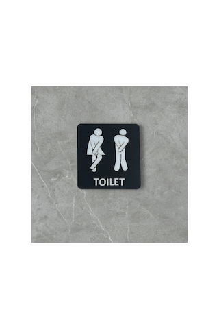 Toilet Wc Yön Levhası