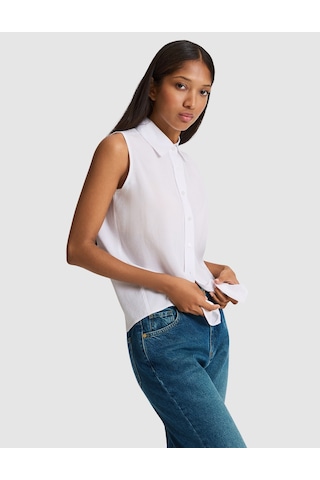 Pierre Cardin Kadın Beyaz Gömlek Kısa Kollu 50328644-vr013