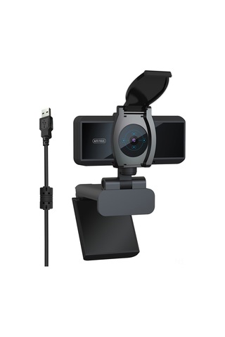 Wezone S3 Siyah 5mp Otomatik Odaklı Web Kamerası, Gizlilik Kapaklı, Mikrofonlu 1080p Dektop/dizüstü Video Konferans Kamerası