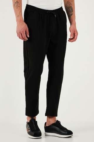 Buratti Pamuklu Regular Fit Yüksek Bel Düz Paça Çimalı Jogger Erkek Pantolon 5908058 Siyah