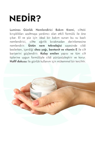 Luminos   Günlük Nemlendirici Bakım Kremi 50 ML