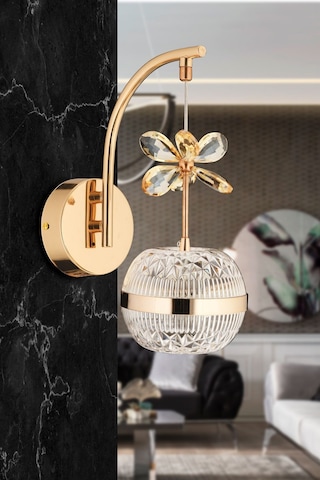 Prenses Gold Ledli Aplik Salon Mutfak Oda Oturma Odası Hol Ledli Aplik Sb-ld-705 Gold