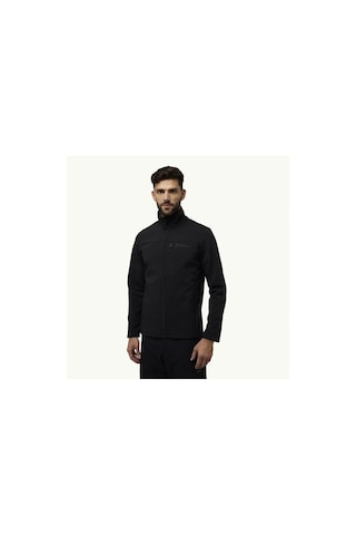 Jack Wolfskin Whirlwind Softshell Erkek Ceket Siyah A62521-6000 Siyah