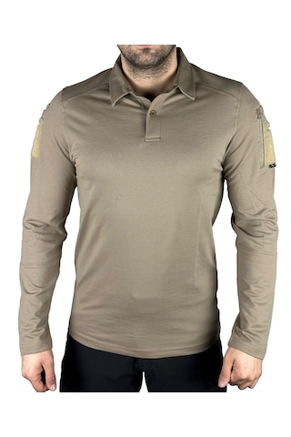 Ayz Outdoor Akn Bisiklet Yaka Uzun Kollu Taktik T-shırt Çok Renkli
