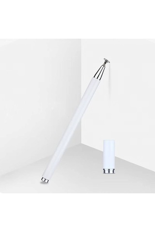 Ecruz Pencil 12 Universal Dokunmatik Stylus Kalem-beyaz
