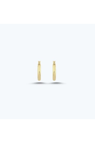 Altınbaş Altın Halka Küpe Akp0245-y-25977-15mm Çok Renkli