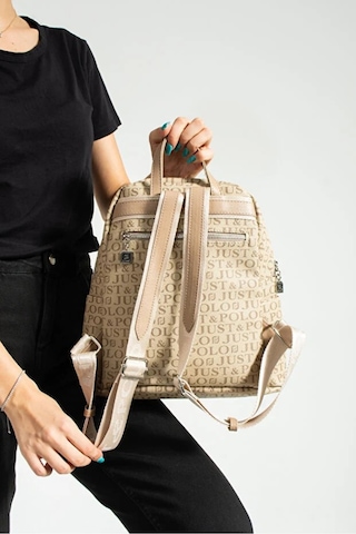 Just Polo Kadın Günlük Kullanıma Uygun Şık Ve Kullanışlı Sırt Çantası Shopper Ebat : En 25 Cm Gri Gri