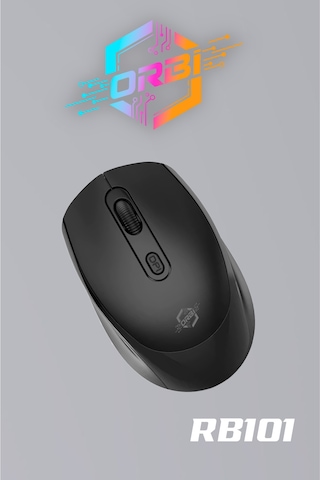 Profosyonel Bluetooth Şarj Edilebilir Kablosuz Ve Çift Mod Sessiz Mouse 800 - 1200 - 1400 Dpı Rb101