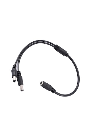 Dc Güç 5.5x2.1mm 1 Dişi-2 Erkek Jack Kablo Çoklayıcı