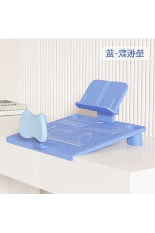 Ebitda Öğrenci Oturma Duruşu Düzeltici Masaüstü Çalışma Standı Mavi