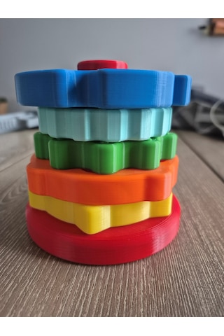 Montessori Renk Dizme Oyuncağı - Eğlenirken Öğretin