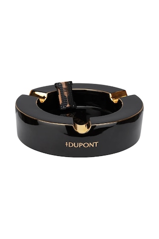 S.t. Dupont Siyah Gold Porselen Üçlü Puro Küllüğü 6737 Tr9910