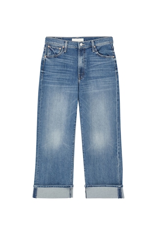 Mother Denim Şık Ve Rahat Kısa Paça Kot Pantolon Mavi