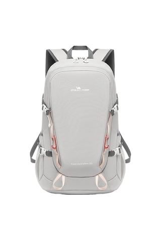 Relaxed Erkek Ve Kız Öğrenciler İçin Çok İşlevli Dış Mekan Sırt Çantası, Büyük Kapasiteli Seyahat Çantası, Dağcılık Çantası, Taşınabilir Su Geçirmez Spor Sırt Çantası - Açık Gri Açık Gri