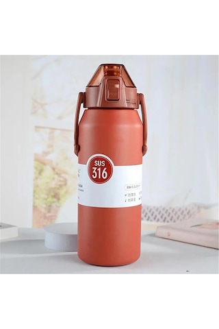 Kişiselleştirilebilir Soğuk Tutması İçin Özel 316l Termos Kırmızı Kırmızı