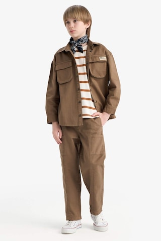 DeFacto Erkek Çocuk Loose Fit Beli Lastikli Twill Pantolon D9850A825SPBG80