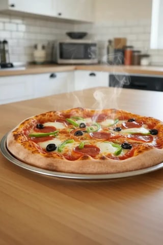 Dr.maya Pizza Tepsisi - 28 Cm Gümüş