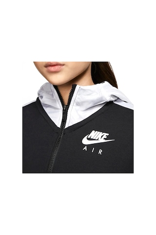 Nike Kız Çocuk Siyah Üst Cj7411-010 Spor Ceket