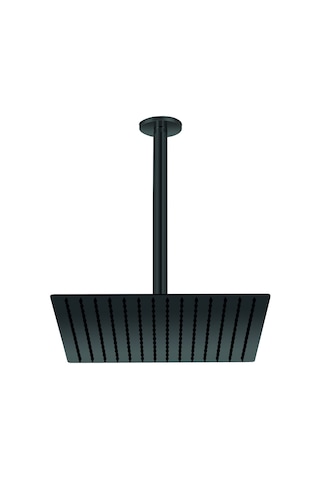 Gpd Ankastre Duş Başlığı Kare Slim Metal 30x30 Cm Siyah Ads21-s Siyah