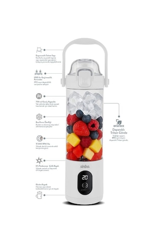 Sinbo SHB-7504 Portatif Taşınabilir Blender