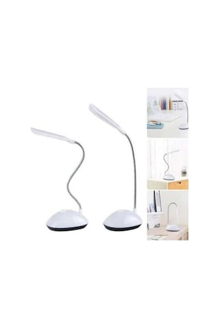 Masa Lambasi Led Mini Masa Lambasi Yeşil - Mavi - Beyaz Karışık Renk 4 Ledli Pilli Çok Renkli