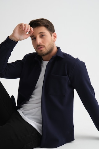 Redline Erkek Regular Fit Kışlık Kaşe Gömlek Lacivert