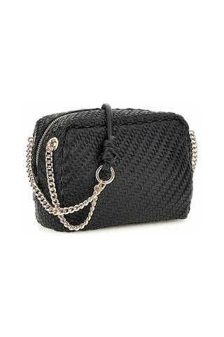 Guess Francy Hasır Mini Kadın Çapraz Çanta Hwwg9530140 Siyah