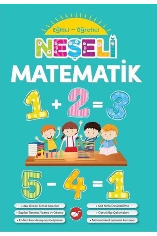 Neşeli Matematik-Eğitici Öğretici- Beyaz Balina Yayınları
