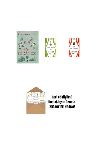 Aşk Hikâyesi + Vali Hanım Ciltli + Aşk Bir Zamanlar Ciltli + Okuma Sticker'ları