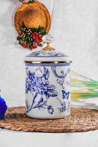 Blukvn-8324-3 Miss Betty 15 Cm Emaye Büyük Boy Kavanoz 001