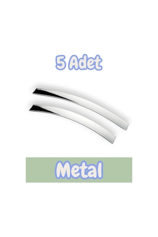 Eko Şahin Yay Alüminyum Metal Lüks Modern Mobilya Çekmece Mutfak Dolabı Kulpu Krom 160mm 5 Adet Krom