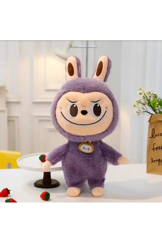 Lila Dragon Labubu Peluş Oyuncak Kuyruklu Seri Labubu Peluş Oyuncak