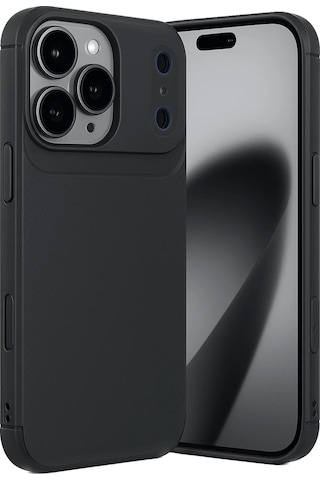 Gld-spt- Newface Apple Uyumlu iPhone 17 Pro Max Auto Focus Karbon Kapak - Siyah