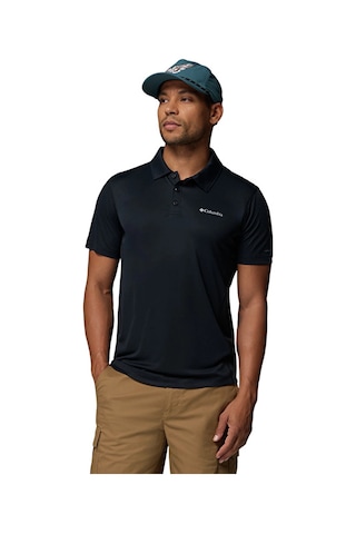 Zero Rules Light Erkek Siyah Outdoor Polo Yaka T-shirt Ao4872-011 Siyah