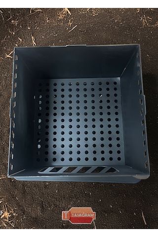 Tasagram Katlanabilir Sac Kare Mangallık